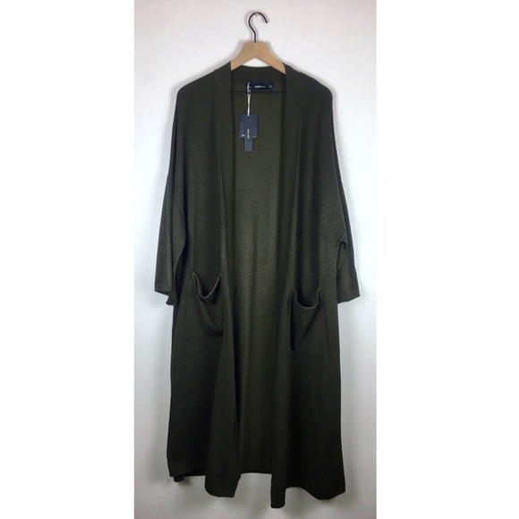 zara duster cardigan